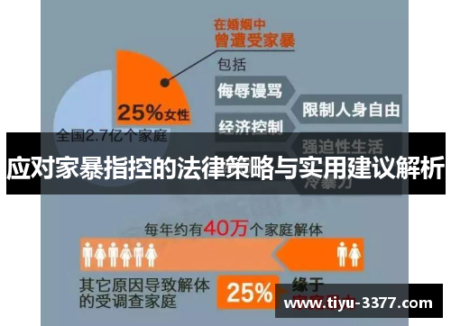 应对家暴指控的法律策略与实用建议解析 应对家暴指控的法律策略与实用建议解析